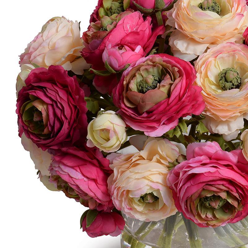 ARTIFICIAL ASSORTED RANUNCULUS BOUQUET