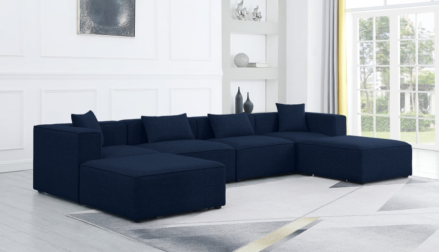 Eldon Modular 6 Piece Double Ottoman Sectional