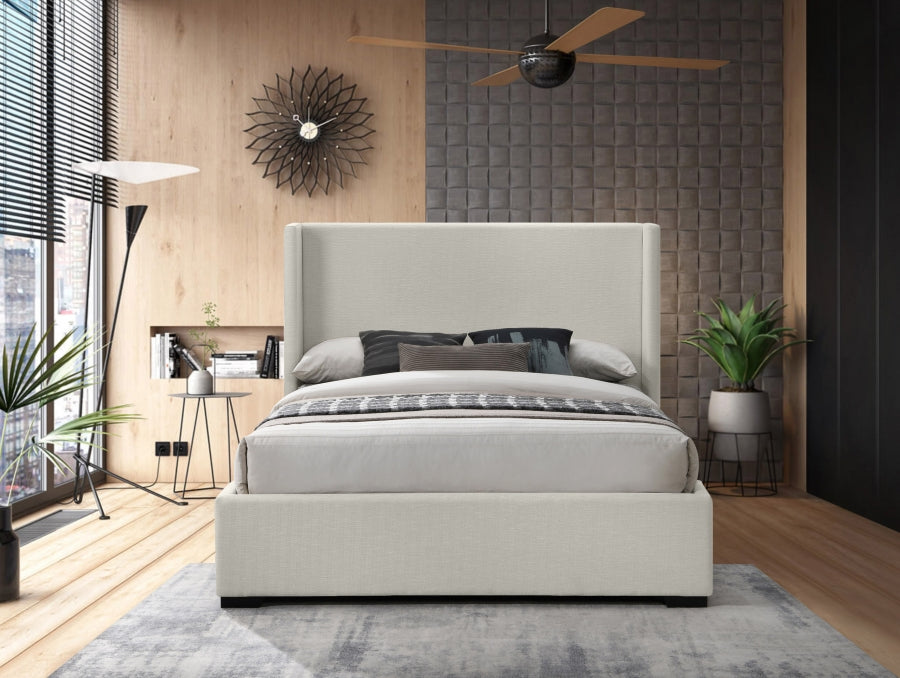 Rorie Linen Bed - Beige