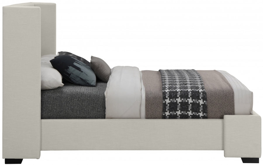 Rorie Linen Bed - Beige