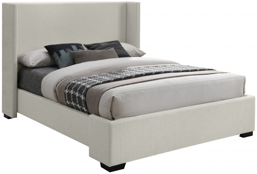 Rorie Linen Bed - Beige
