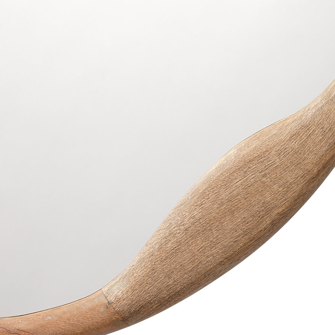 Organic Round Mirror - Natural
