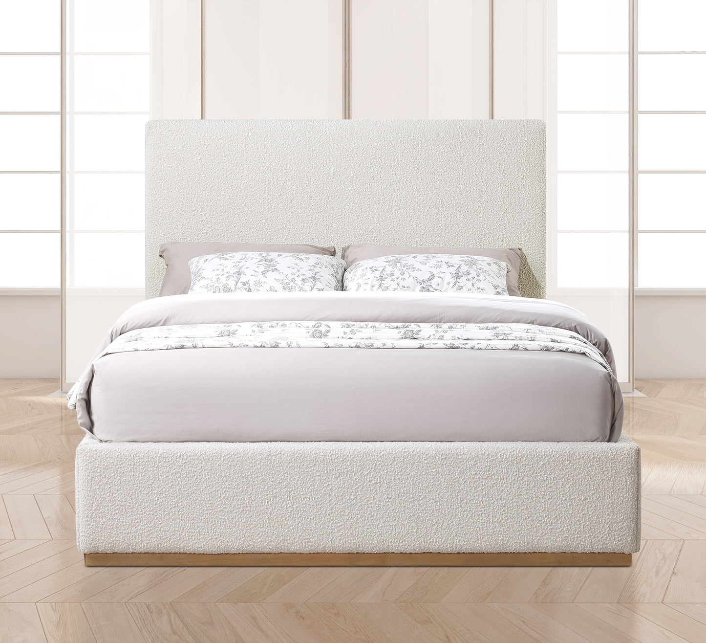 Reynold Boucle Bed - Cream