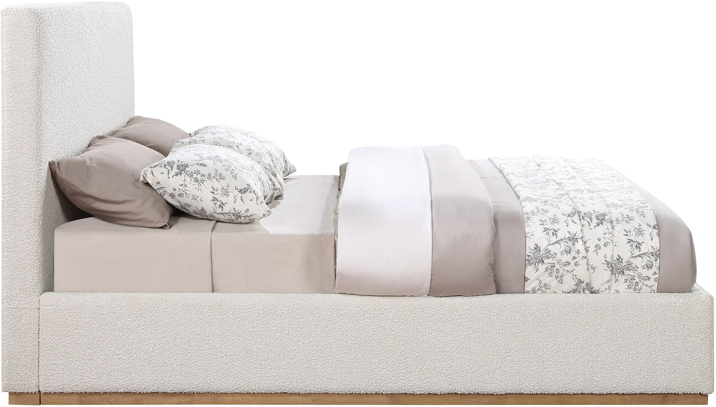 Reynold Boucle Bed - Cream