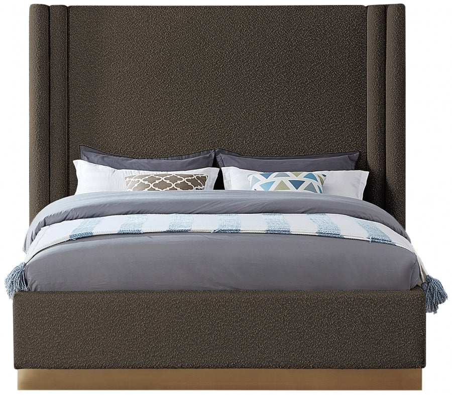 Dalton Boucle Bed - Brown