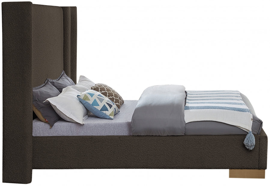 Dalton Boucle Bed - Brown