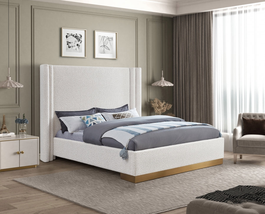 Dalton Boucle Bed - Cream
