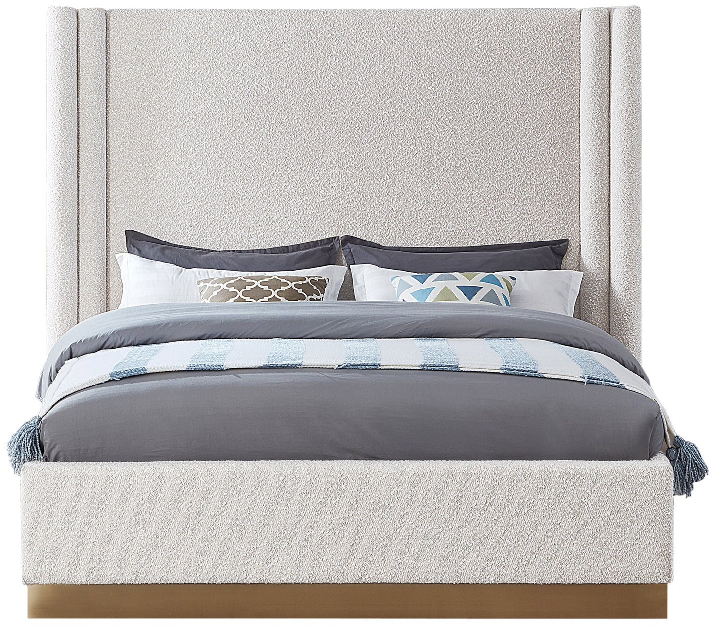 Dalton Boucle Bed - Cream