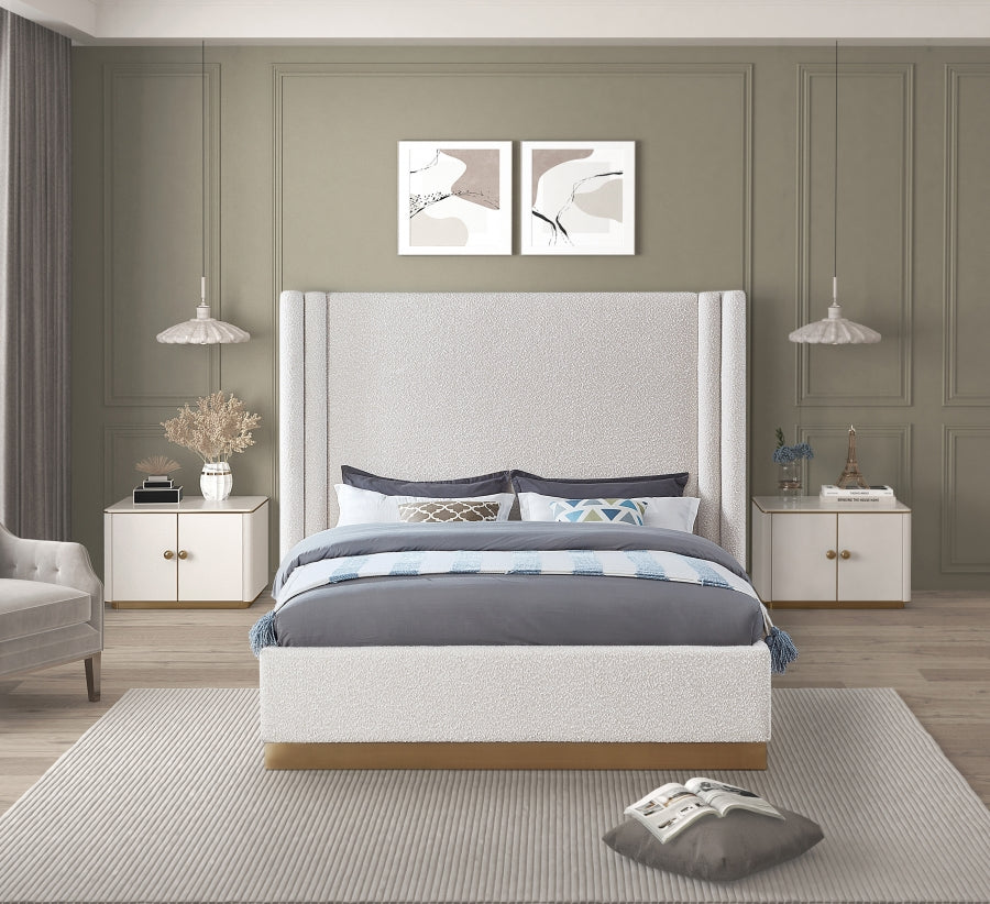 Dalton Boucle Bed - Cream