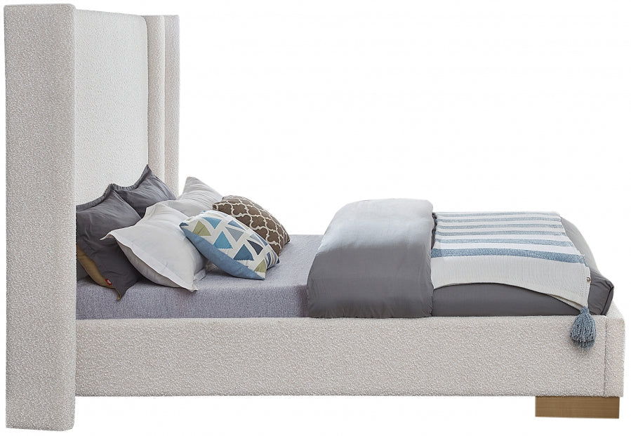 Dalton Boucle Bed - Cream