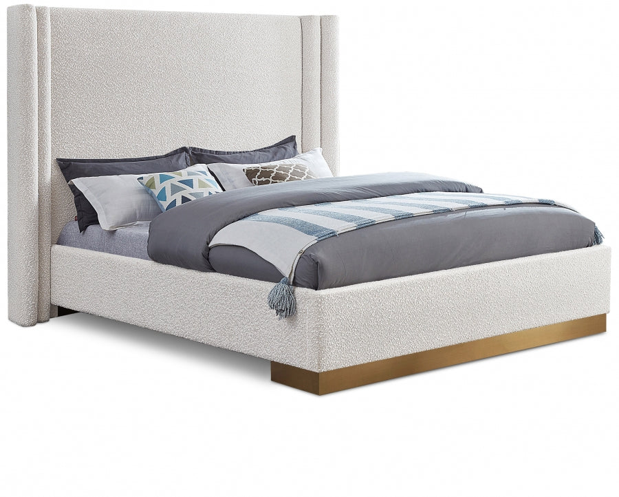 Dalton Boucle Bed - Cream
