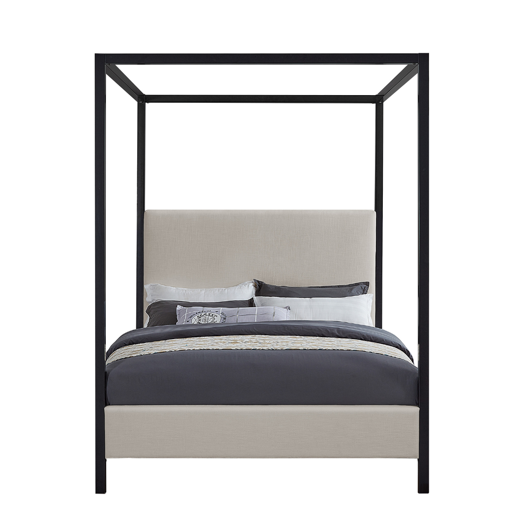 Fulton Linen Bed - Beige