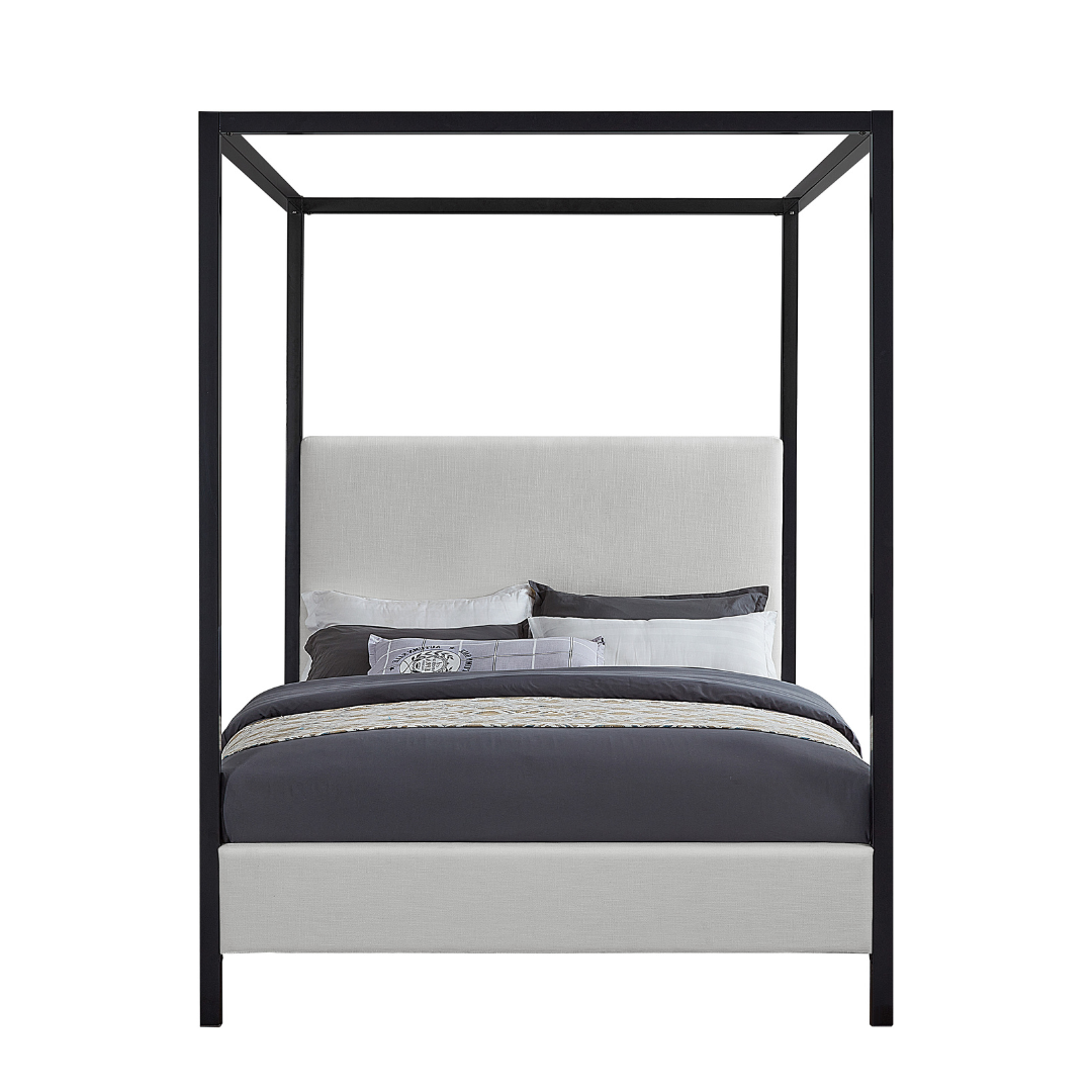 Fulton Linen Bed - Cream