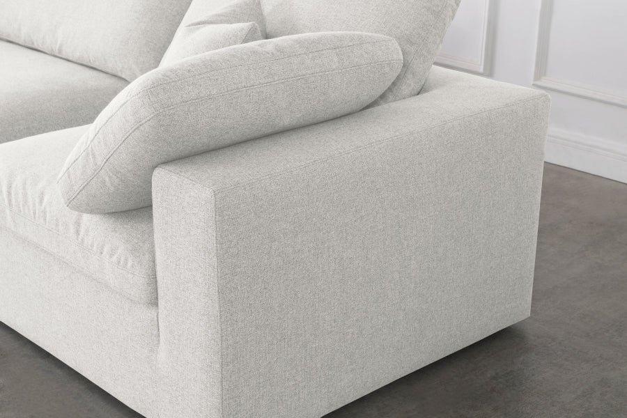 Cloud Linen Deluxe Plush Modular 5 Piece Corner Sectional