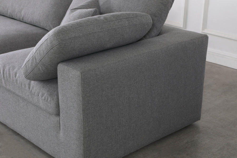 Cloud Linen Deluxe Plush Modular 5 Piece Corner Sectional