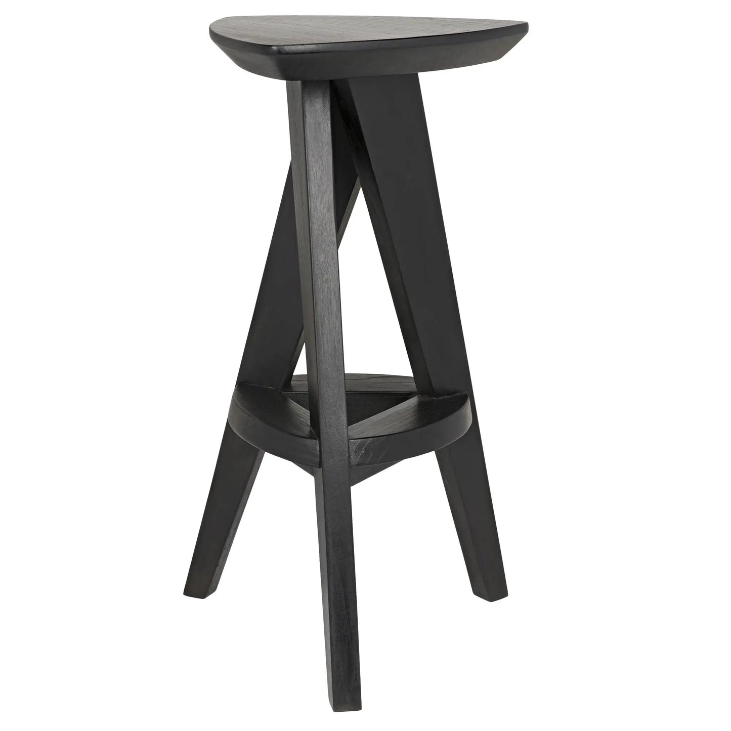 TWIST COUNTER STOOL - CHARCOAL BLACK