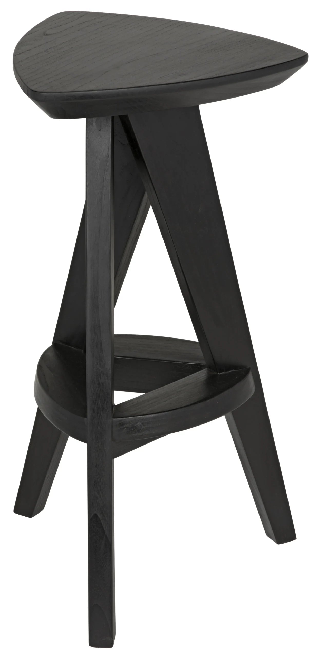 TWIST COUNTER STOOL - CHARCOAL BLACK