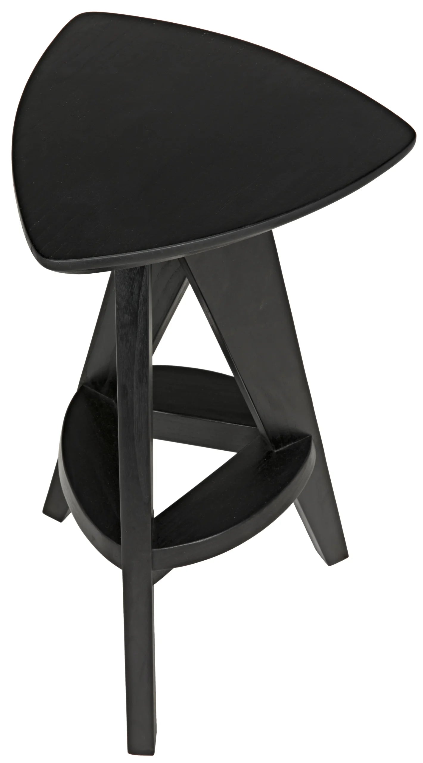 TWIST COUNTER STOOL - CHARCOAL BLACK