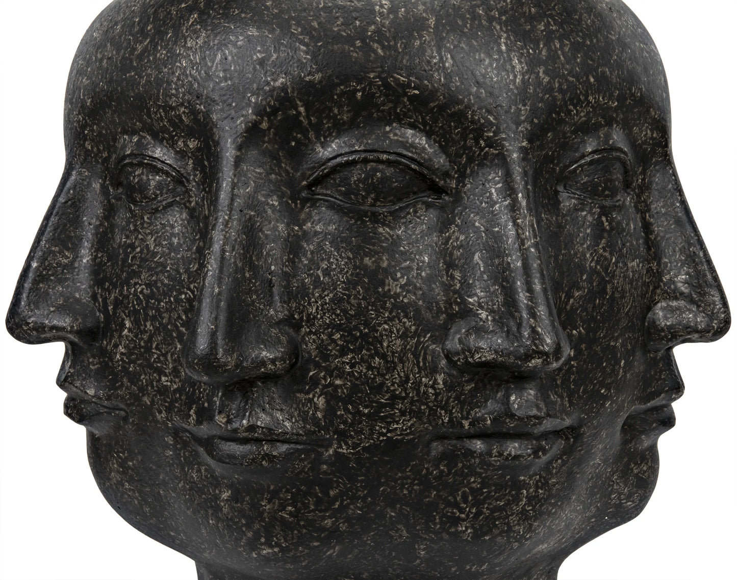 MULTI FACE STOOL - BLACK FIBER CEMENT