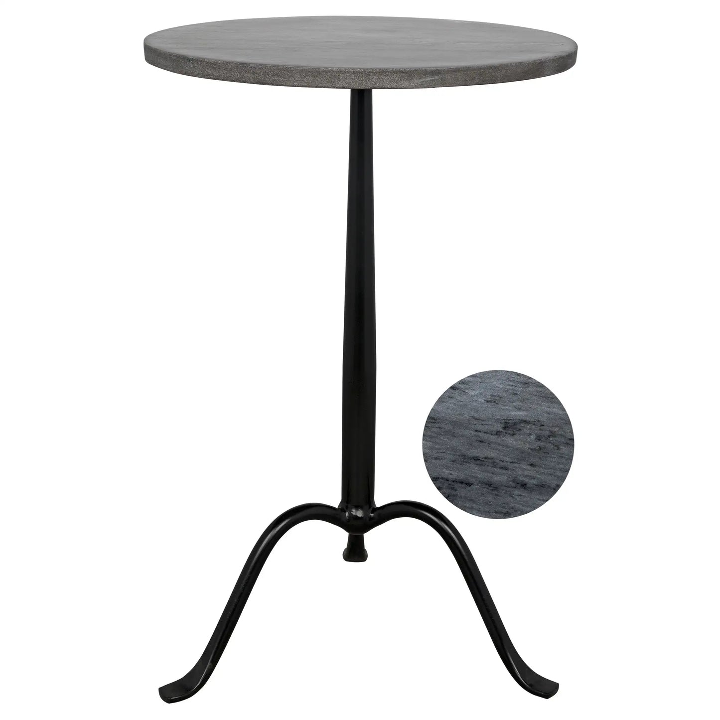 COSMOPOLITAN SIDE TABLE - MATTE BLACK