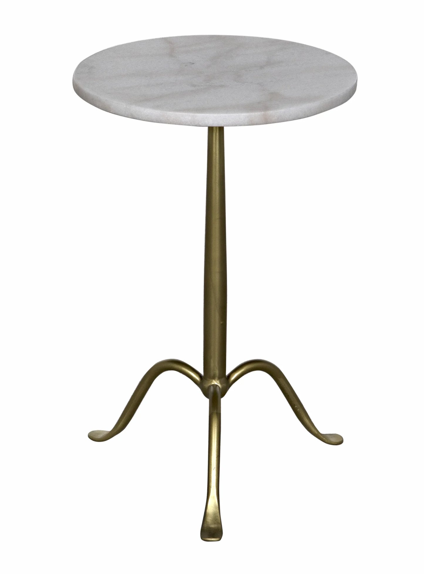 COSMOPOLITAN SIDE TABLE - ANTIQUE BRASS