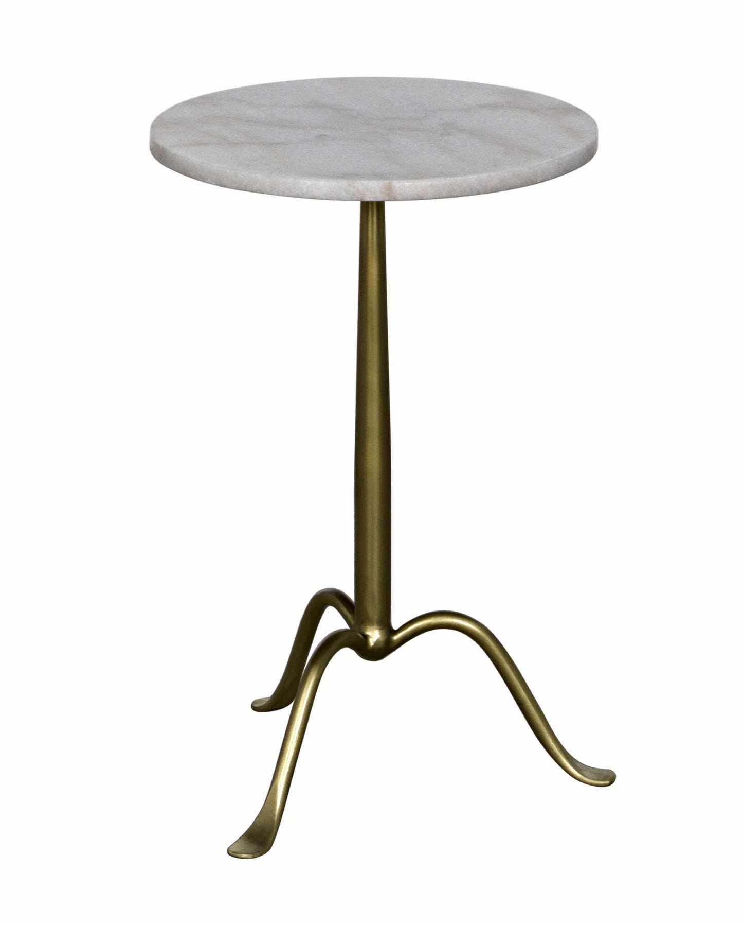 COSMOPOLITAN SIDE TABLE - ANTIQUE BRASS