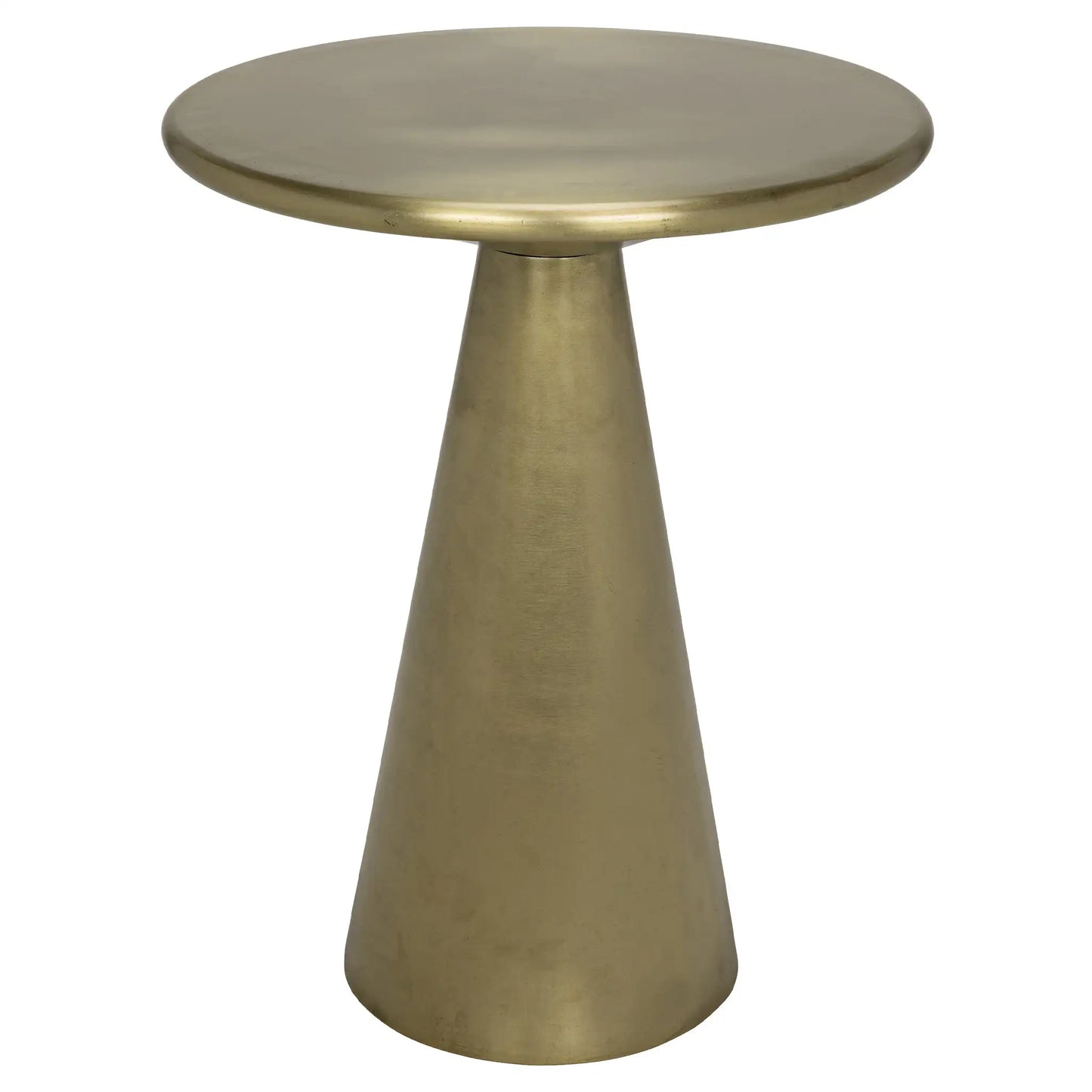 CASSIA SIDE TABLE - METAL WITH BRASS FINISH