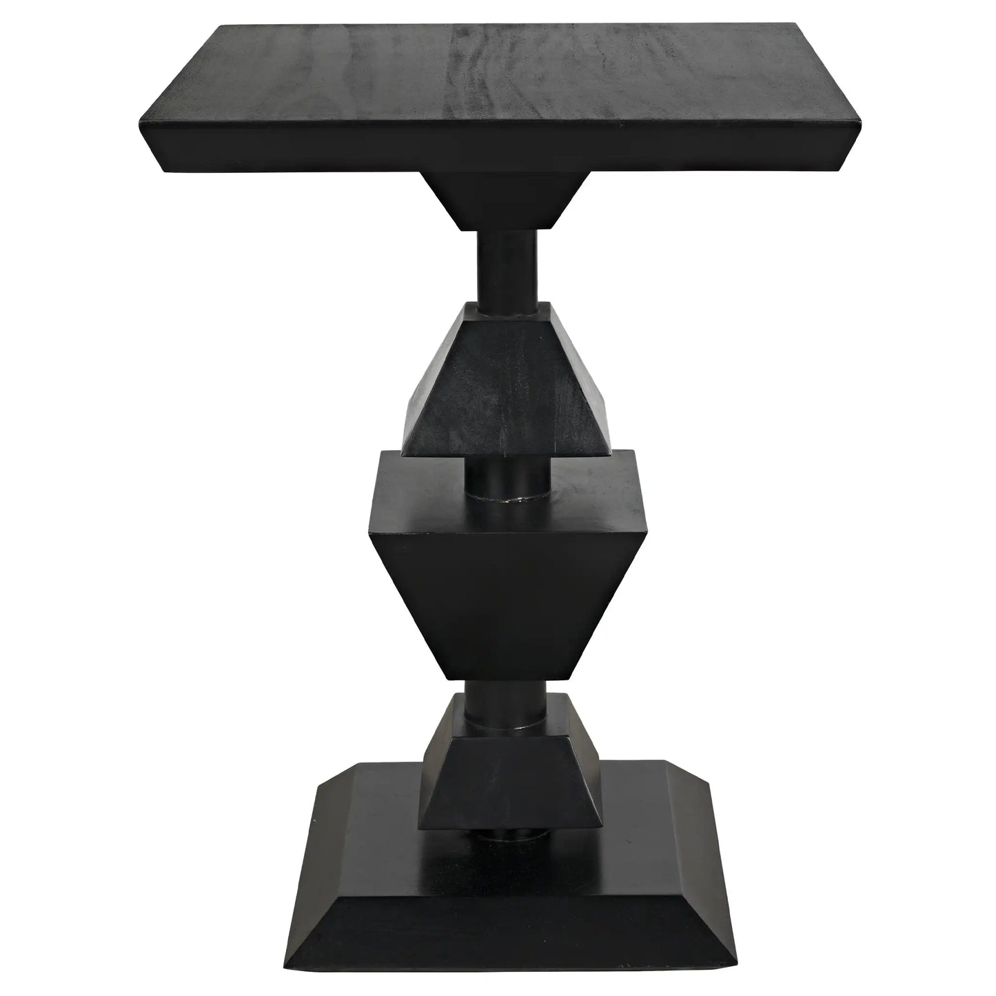 MAJESTY SIDE TABLE - HAND RUBBED BLACK