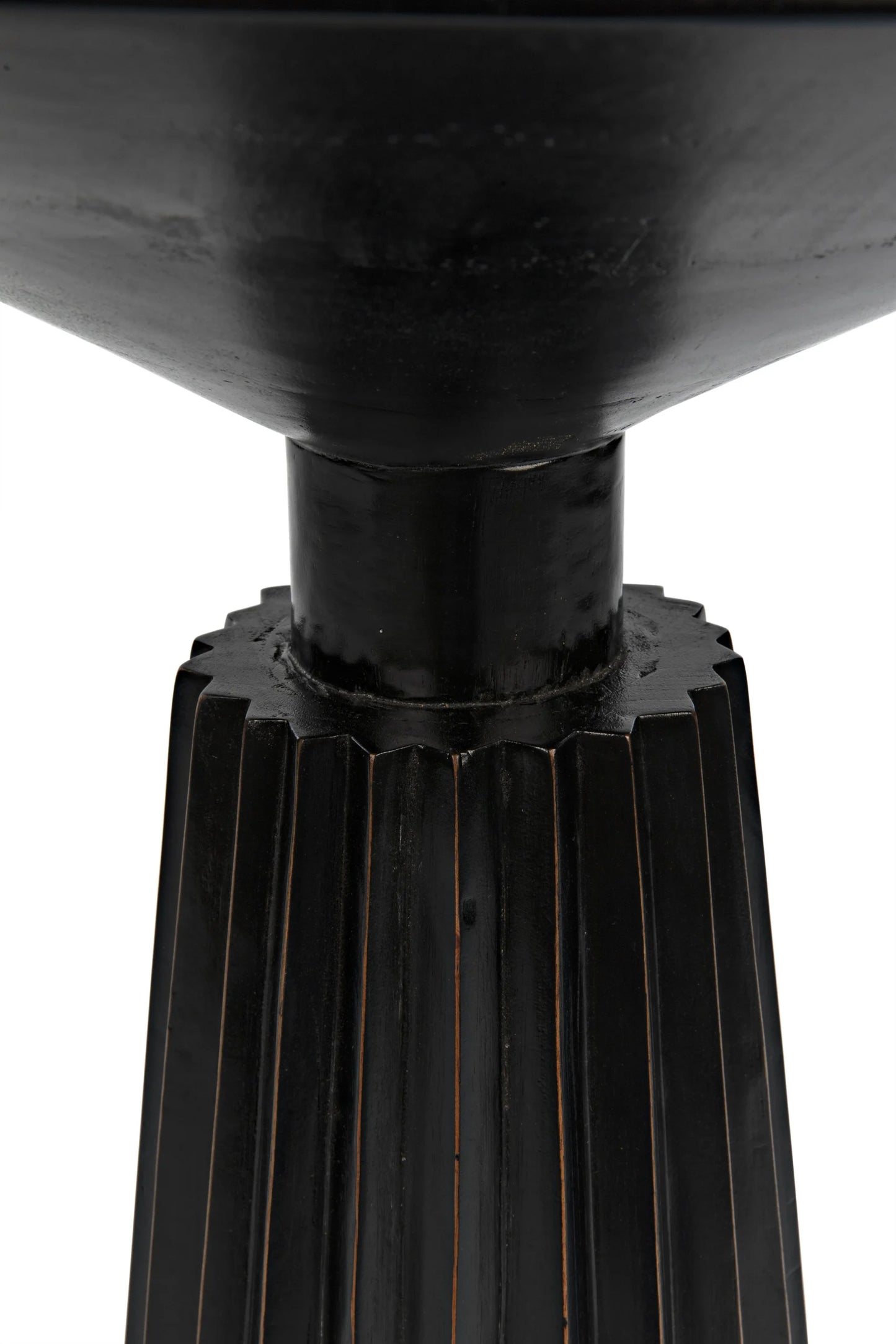 ORSON SIDE TABLE - HAND RUBBED BLACK