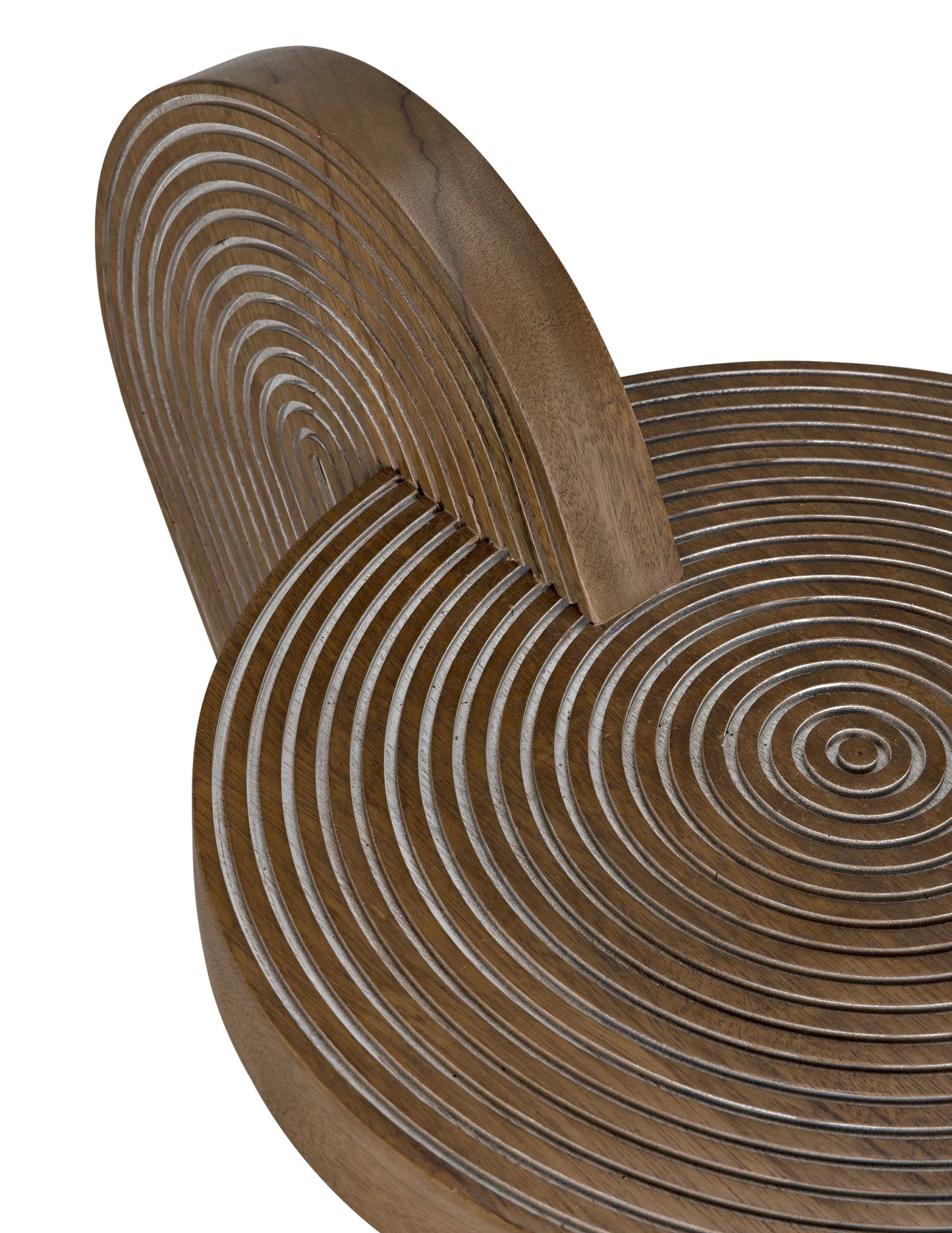 SATURN SIDE TABLE - DARK WALNUT