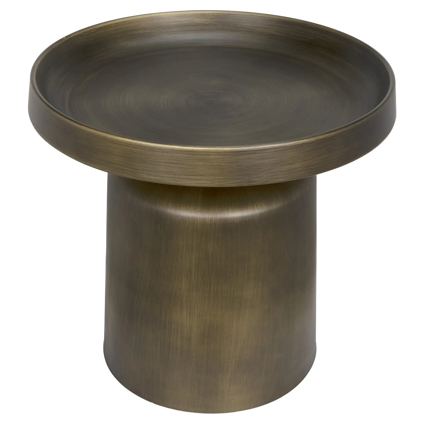 LEE SIDE TABLE - AGED BRASS