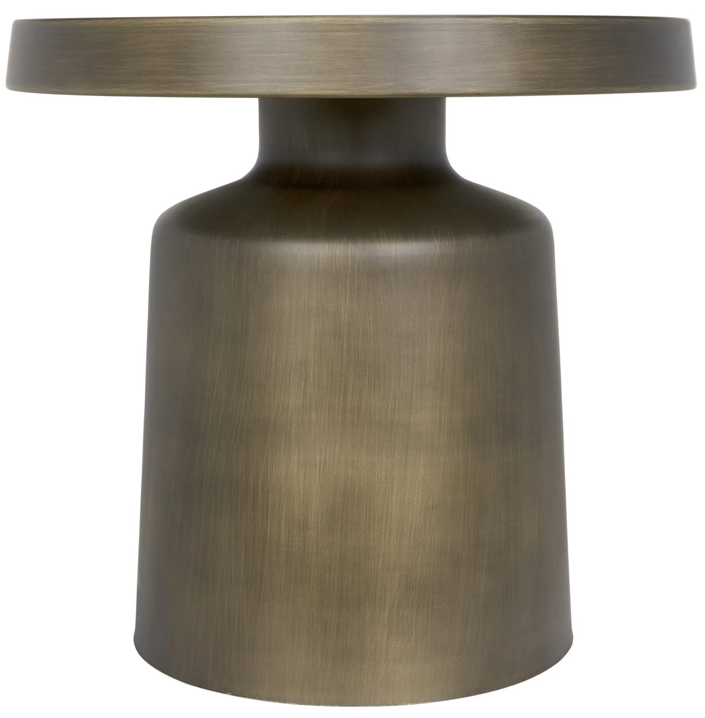 LEE SIDE TABLE - AGED BRASS