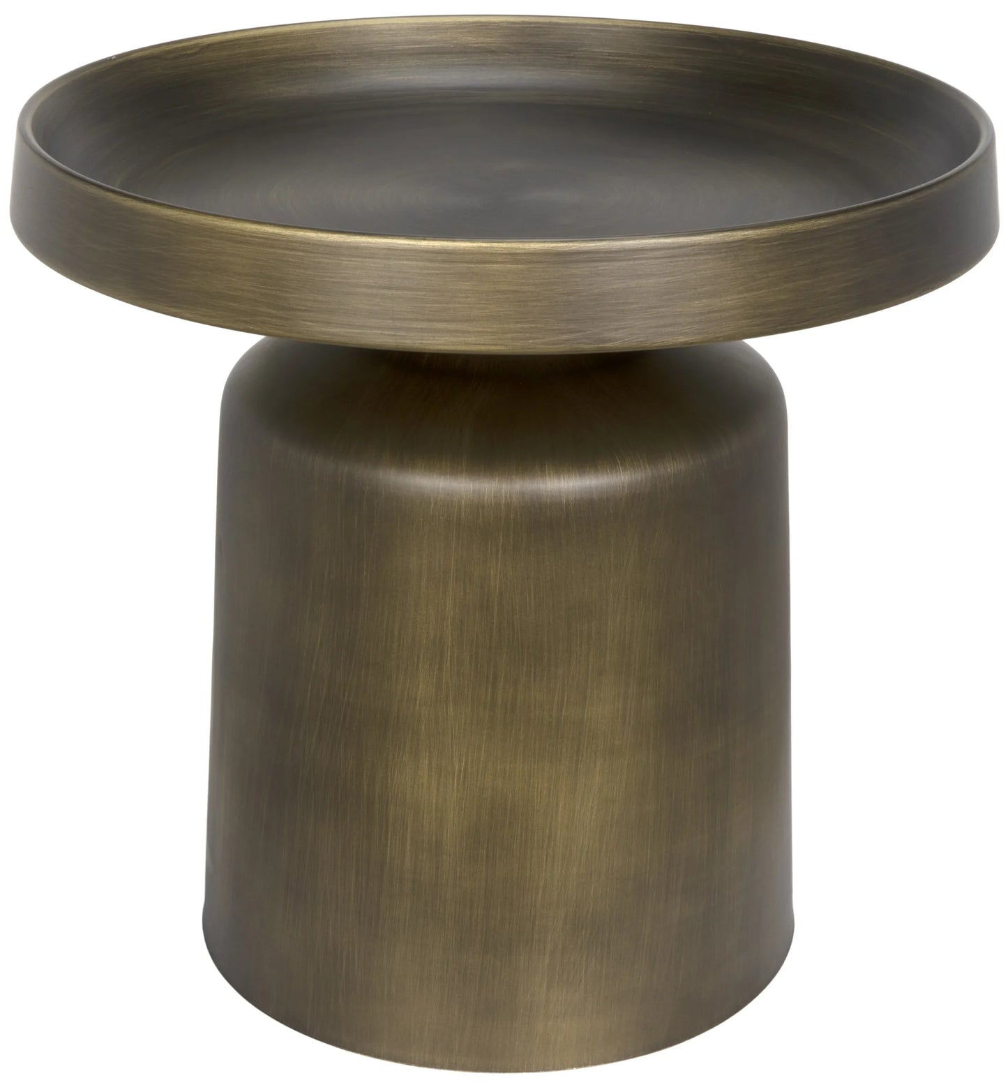 LEE SIDE TABLE - AGED BRASS