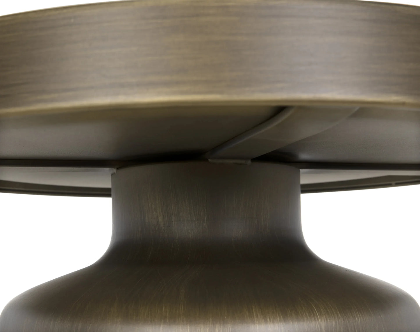 LEE SIDE TABLE - AGED BRASS