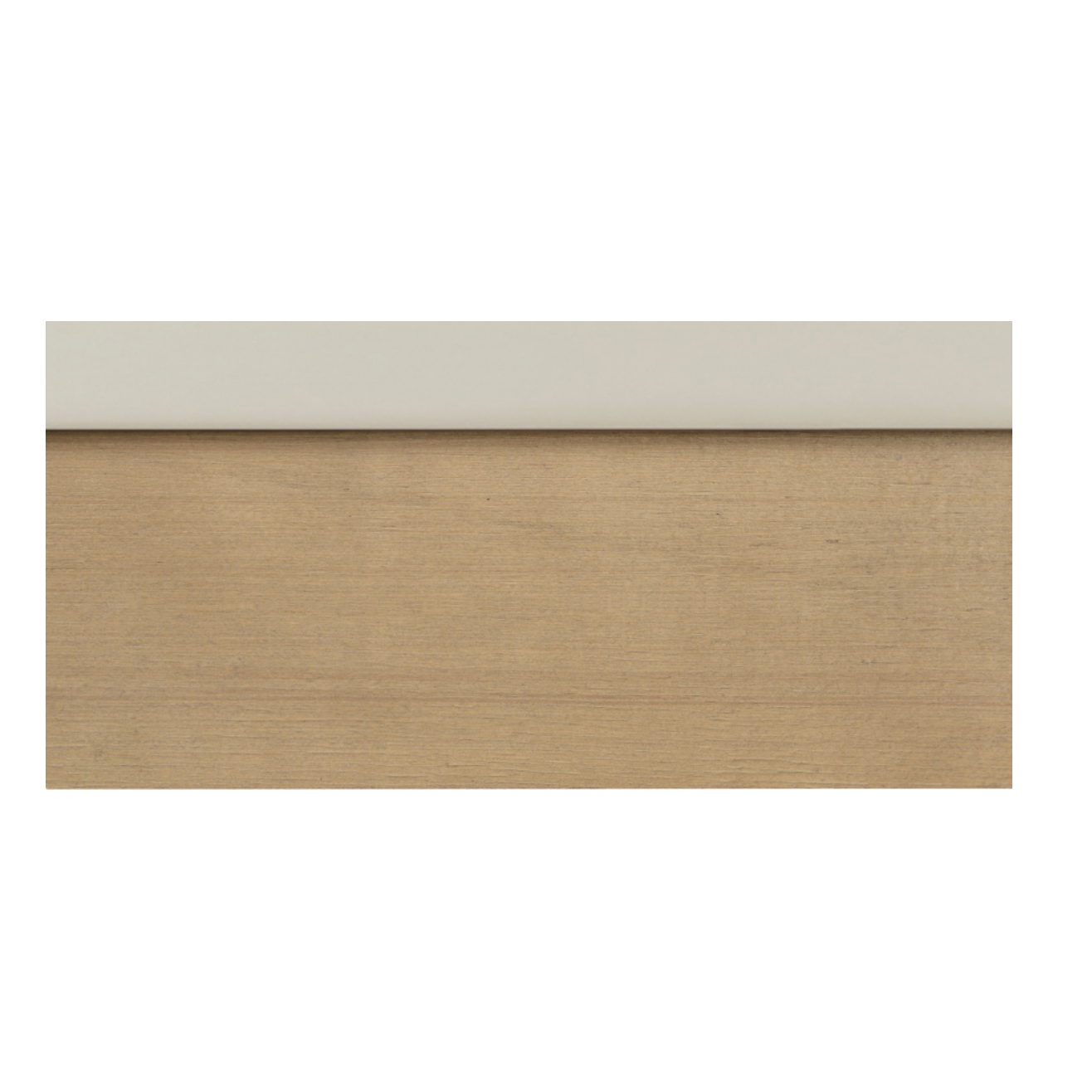 Zeke Vegan Leather Bed - Cream
