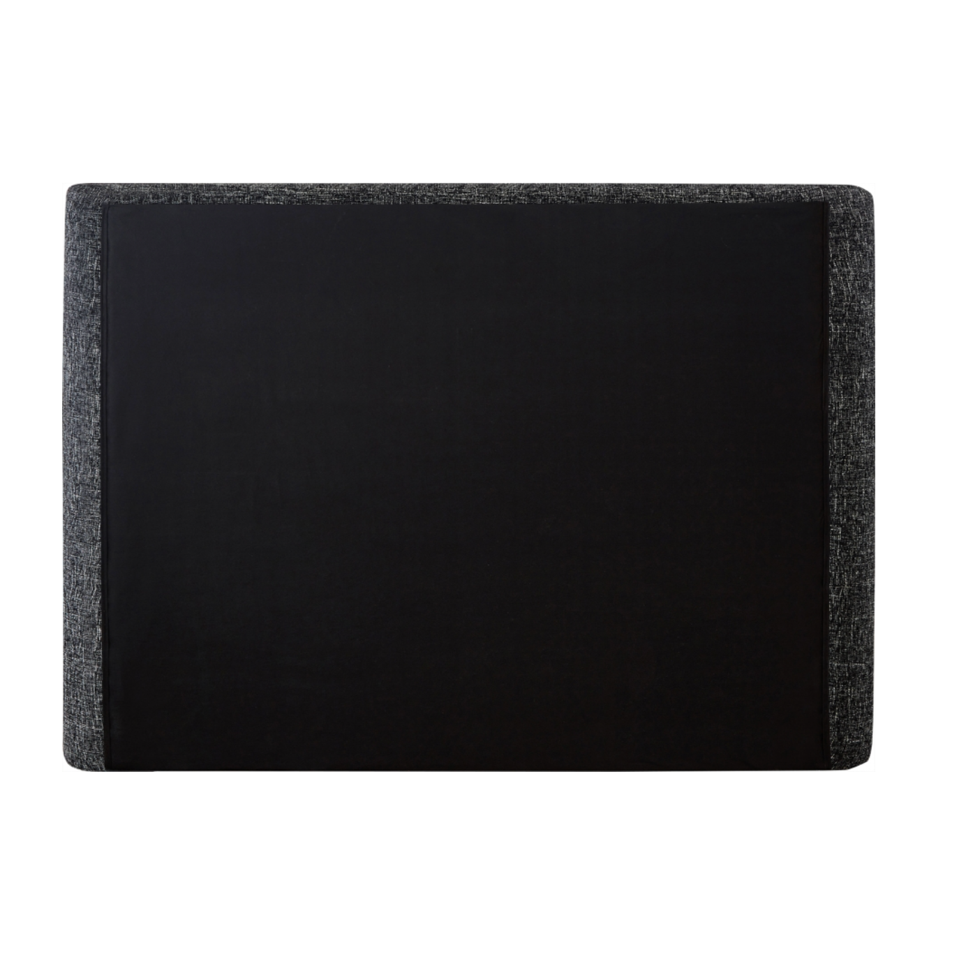 Brandi Linen Textured Fabric Bed - Black