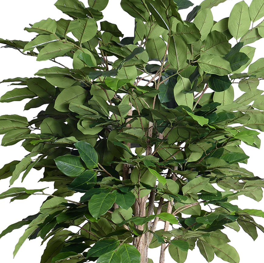 ARTIFICIAL BANYAN TREE W/NATURAL TRUNK - 9'H