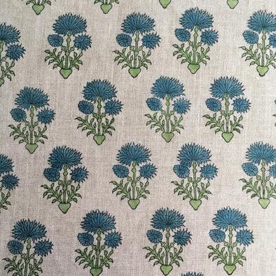 Bastideaux Laurette in Lagoon/Spring Pillow