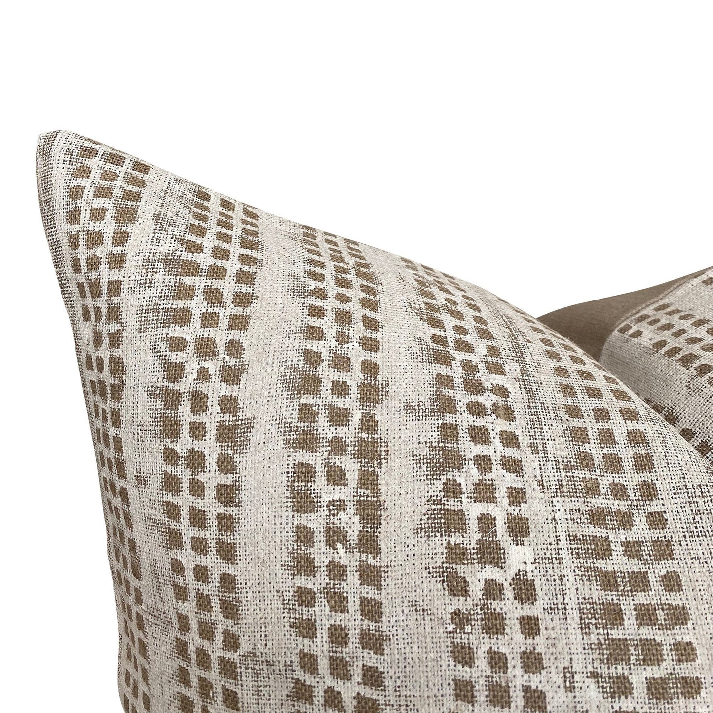 Designer Nepsa in White Linen Pillow Cover