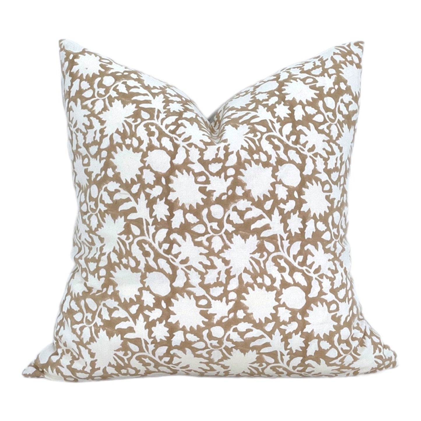 Designer Mili Block Floral Pillow Cover