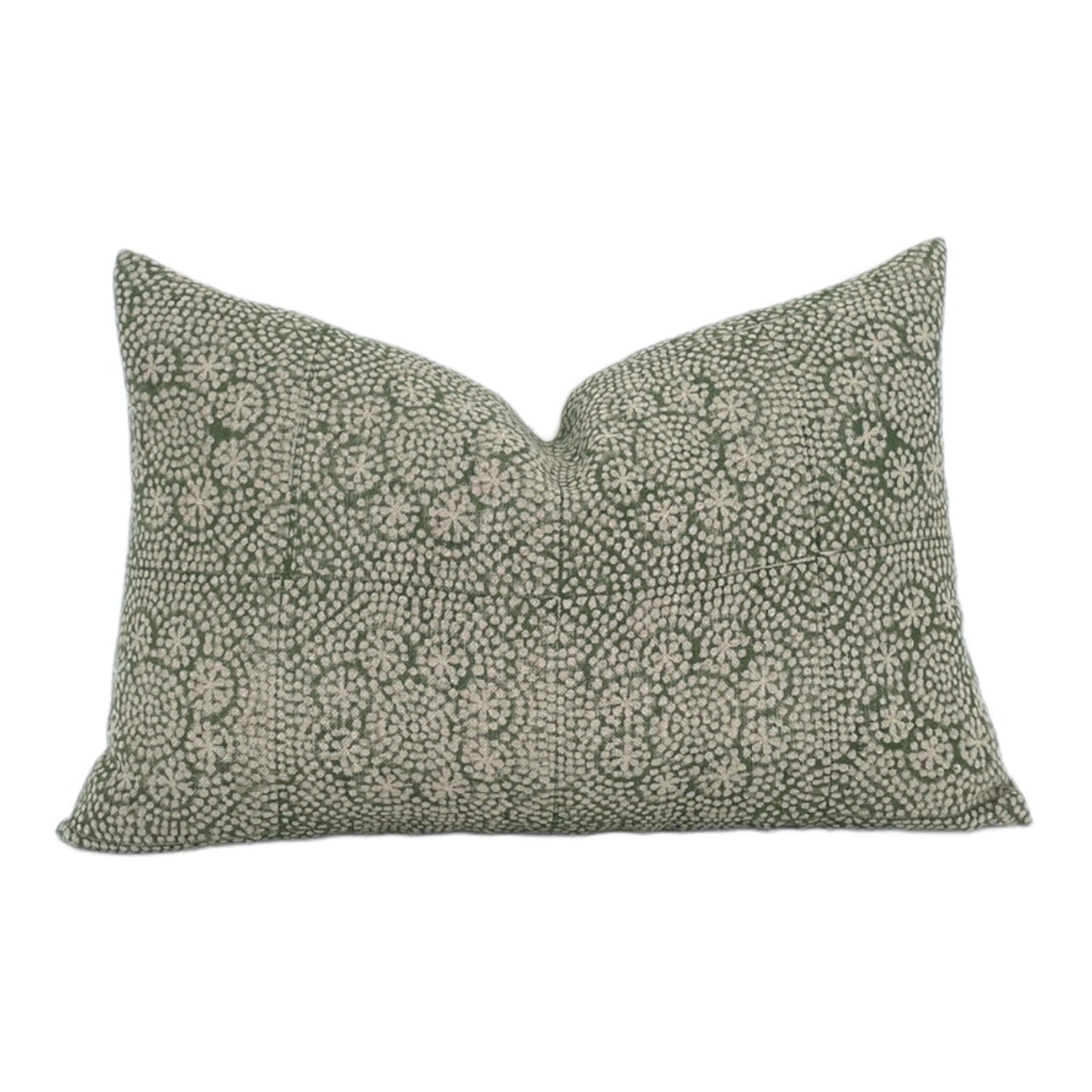 Designer Wisteria in Olive Pillow Cover