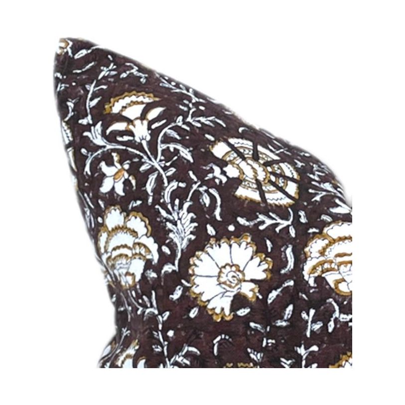 Nisa Pillow Cover in Coco