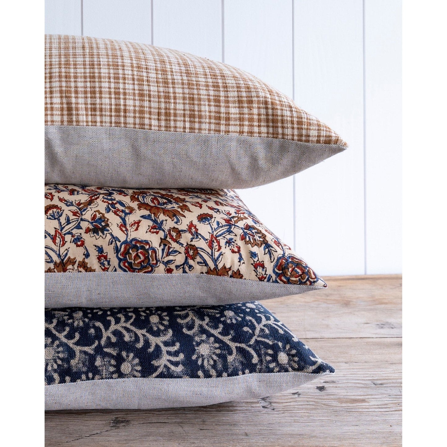 Kochin Pillow Cover in Indigo