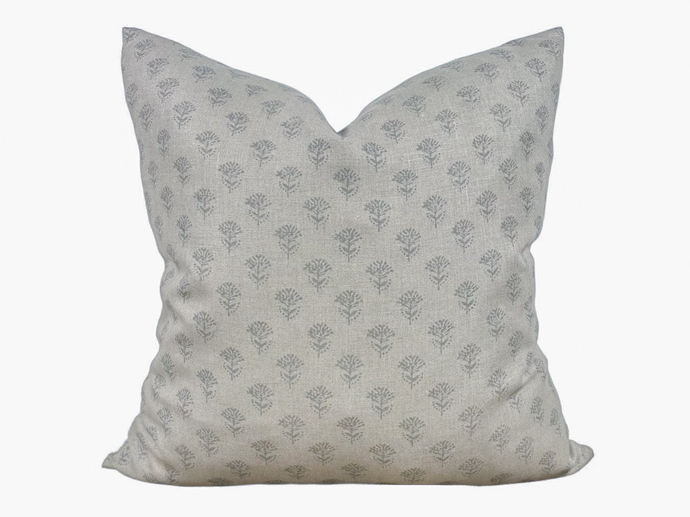 Designer "Wheatland" Block Print Pillow Cover
