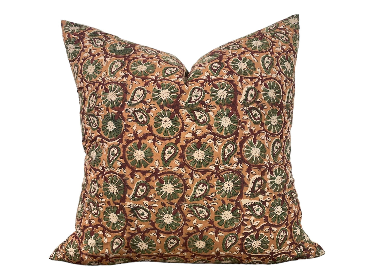 Designer "Millbrae" Block Print Pillow Cover