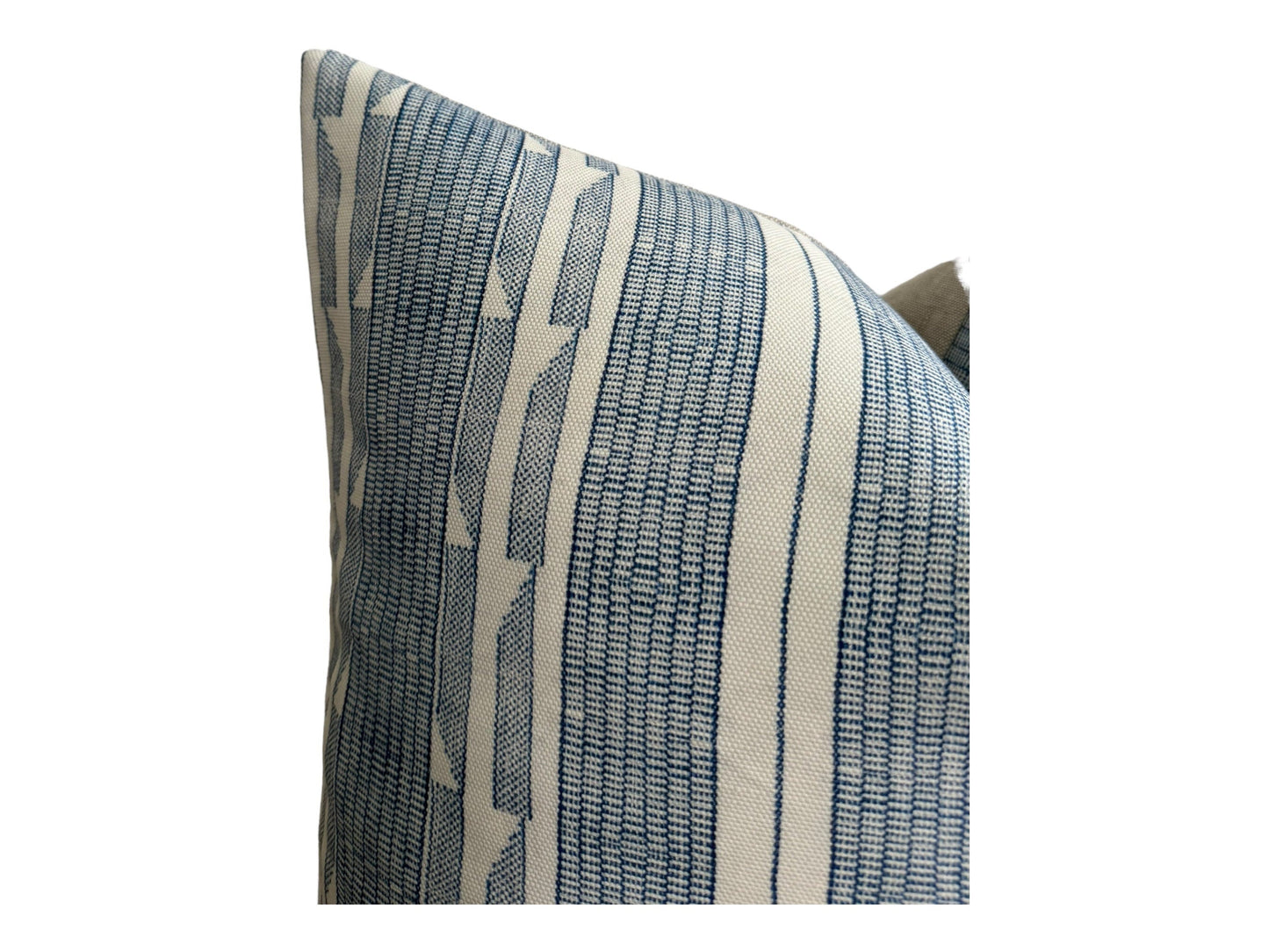 Designer Jennifer Shorto Storck Blue Pillow Cover