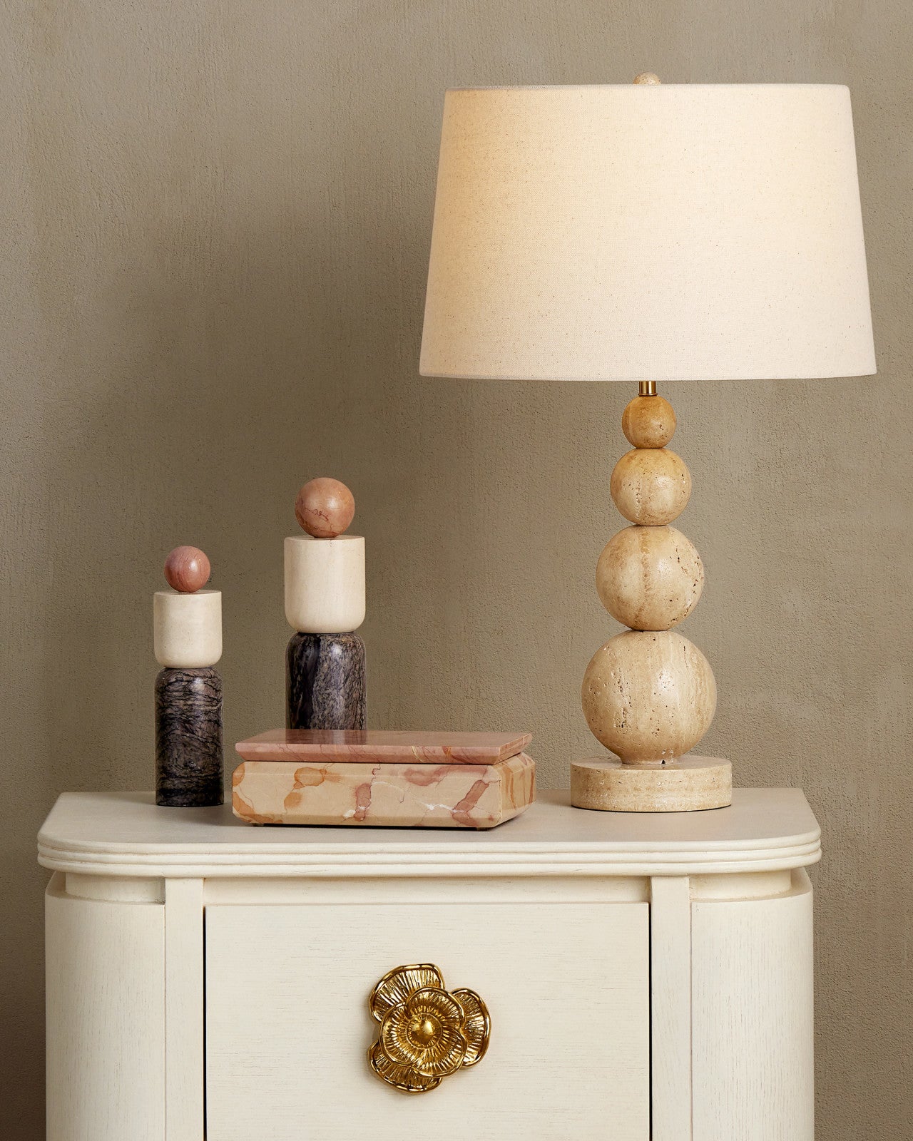 Leslie Rosa Marble Box