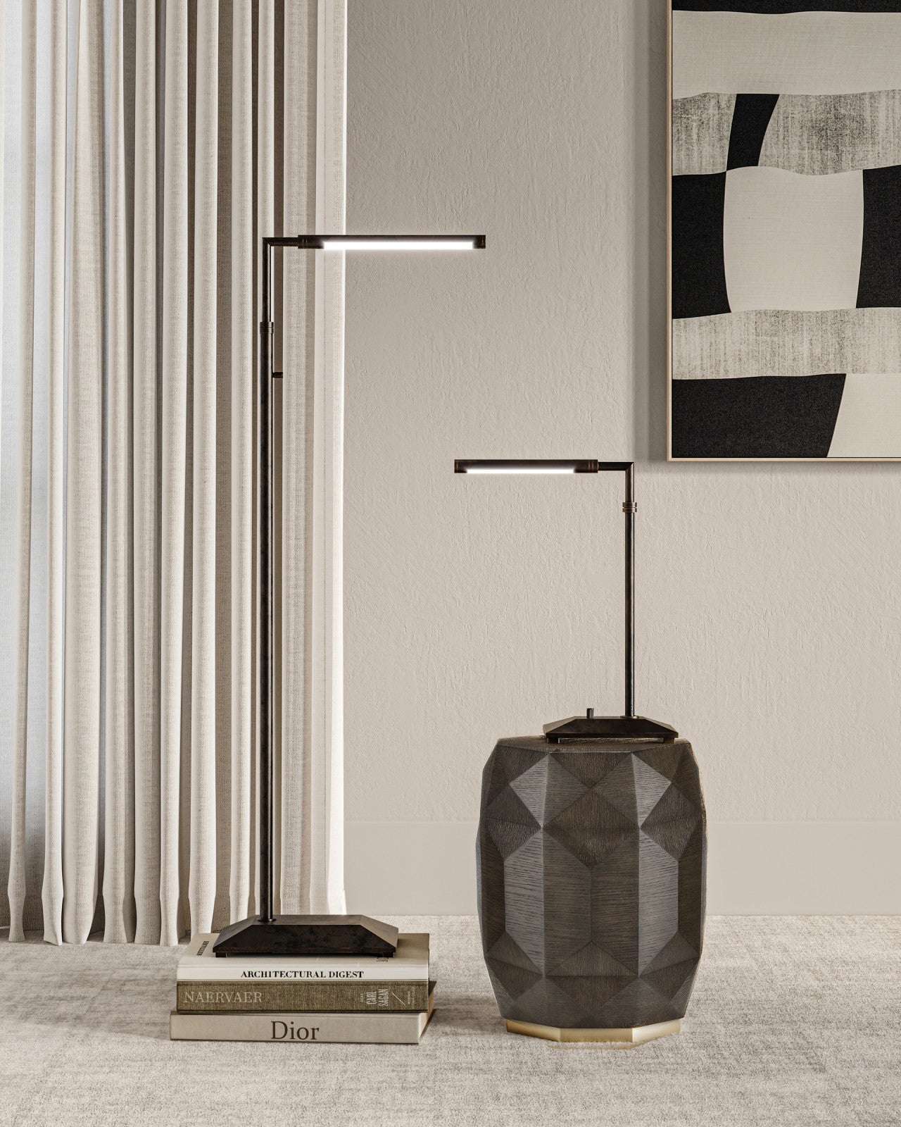Autrand Bronze Floor Lamp