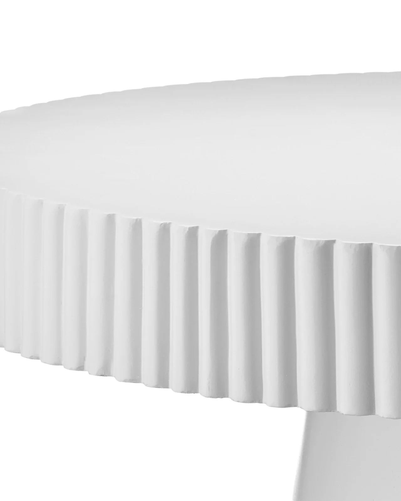 Harlow White Concrete Cocktail Table