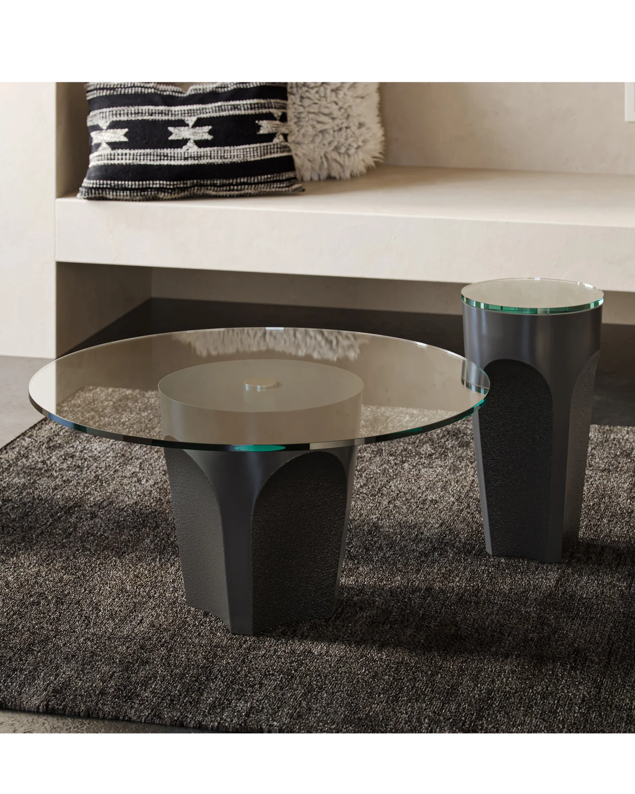 Lemy Black Drink Table